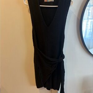 Free People Beach Black Swim Coverup Dress